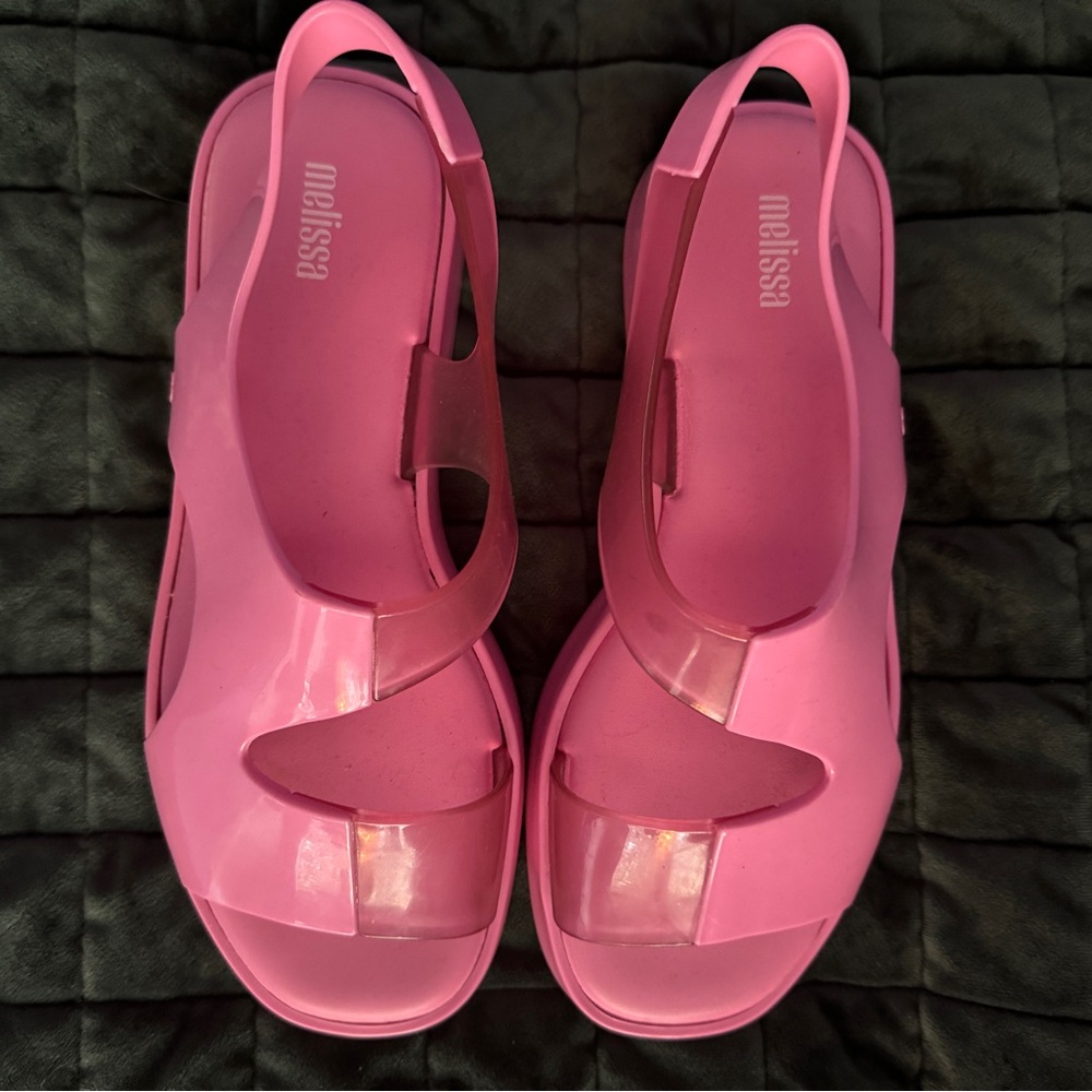 Melissa Pink Women's Jelly Slingback Sandals